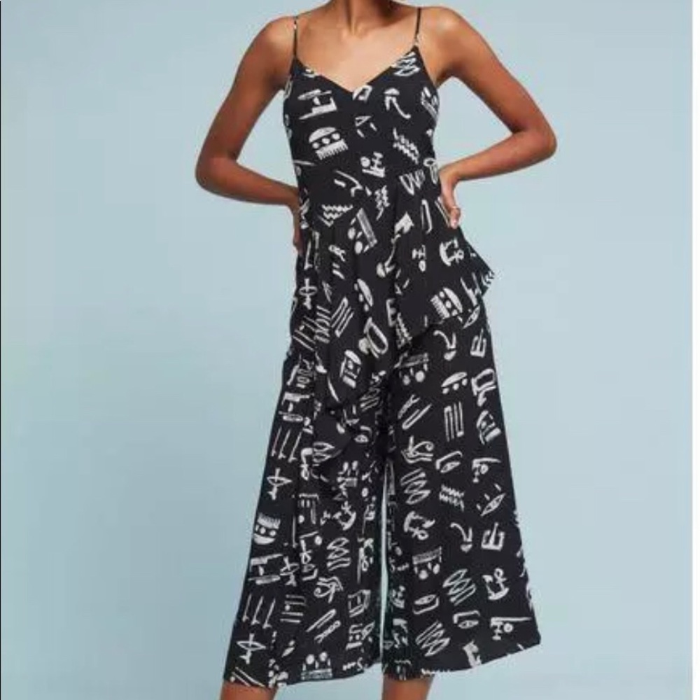 ⭕️Sold⭕️ Daytrip jumpsuit by Maeve, Black, 10, NWT
